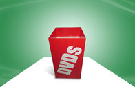 Wühlkorb-Zeitungs-Pappsammlungs-Behälter Display-Units DVD rote Papp