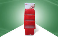 Behälter POP-Pappanzeige der Tauben-Marken-drei mit Stapel--obenentwurf für den Verkauf von Kinderprodukten