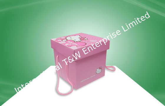 kaufen Dekorative rosa Hellokitty-Papier-Geschenkbox mit Griff für verpackende Imbisse online manufacture