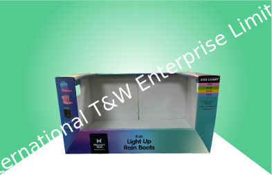 kaufen Sam's Club Anzeige Tray Cardboard With Stackup Design regnender Stiefel-PDQ online manufacture