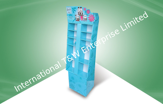 kaufen Gewohnheit lamellierte aufbereitete freie stehende Display-Unit, 5 Regal Paletten-Anzeigen online manufacture