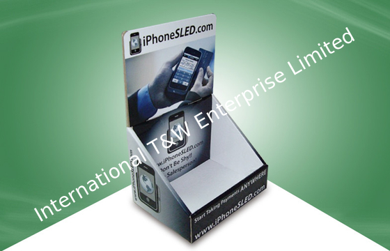 kaufen Gegenpapierpappschaukarton-Lech lamelliert für Iphone-Werbung online manufacture