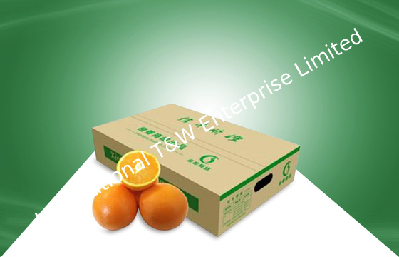 kaufen 100% umweltfreundlicher gewölbter Karton packt Papierverschiffen-Kasten für das Frucht-Verpacken ein online manufacture