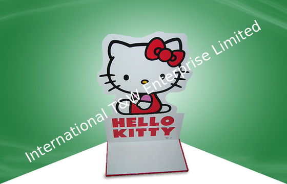kaufen Wellpappen-Stehplatzinhaber, Pappanzeige für Hello Kitty-Spielwaren online manufacture