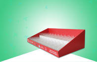 Rote Uhr-Pappanzeigen-Behälter des matten Finishs Kindereinfach zu vermindertem Material