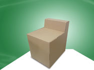 Stark bauen Sie Gewichts-Laden-Fähigkeit des Wellpappen-Möbel-Stuhl-100kgs zusammen