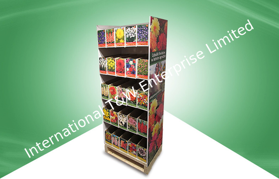 kaufen Regal-Positions-Pappanzeigen des Ausgangsfünf, recyclebarer Boden-stehende Display-Units online manufacture