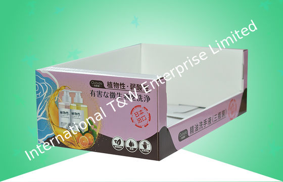 kaufen Doppel-wandige robuste PDQ-Pappbehälter mit Handdesinfizierer online manufacture