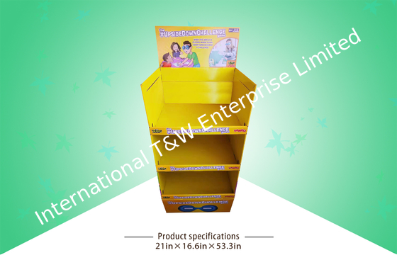 kaufen Ins Auge fallende kundenspezifische POP-Pappdisplays Einfache Montage Freistehend online manufacture