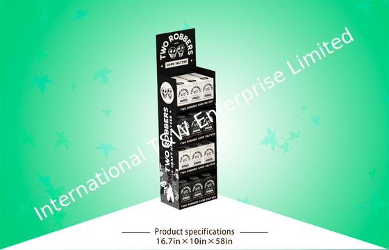 kaufen Hochleistungsvier Shlef Getränk Positions-Pappanzeige mit glatter Laminierung online manufacture