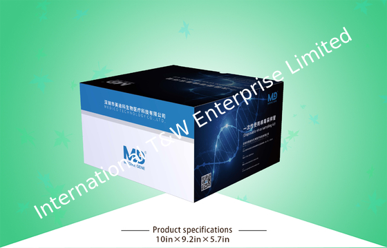 kaufen Schnelle Vorbereitungs- und Anlaufzeit Wellpappe-Verpackenkästen für Wegwerfvirus-Probenahme-Ausrüstung online manufacture