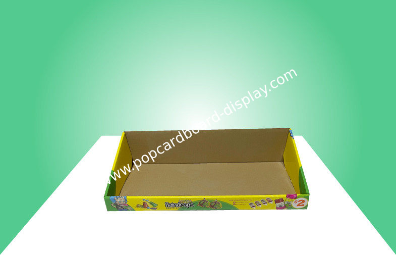 Kindersüßigkeits-Pappe PDQ/Pappbehälter für den Verkauf von von Süßigkeits-Nahrungsmitteln/Imbissen