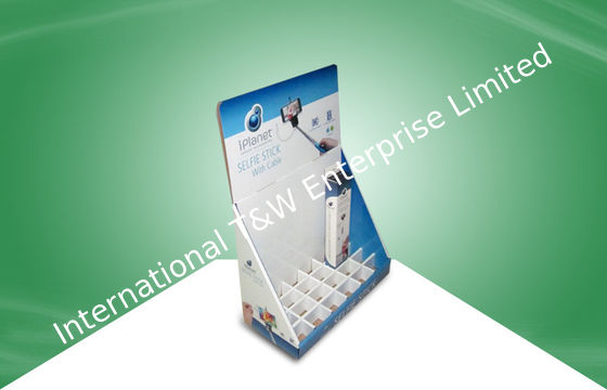 Ein guter Preis. Selfie-Stock Countertop-Pappanzeigen mit den Teilern, zum von Produkten fest zu halten Online