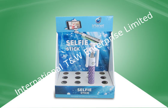 Ein guter Preis. Blau kundengebundene Pappecountertop-Anzeigen, bauen Kleingegenanzeigen zusammen Online