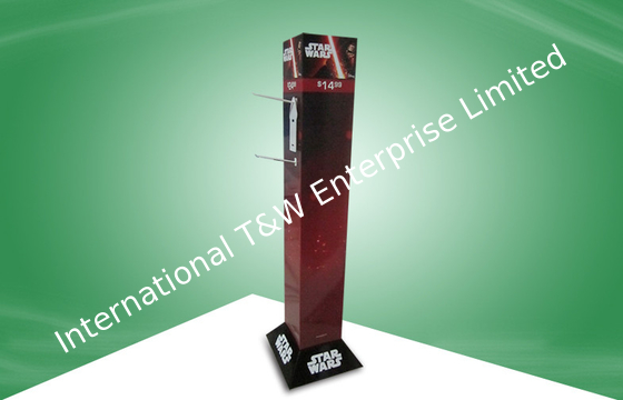 Ein guter Preis. Vier Gesichts-Show-drehende Pappausstellungsstände mit Plastikhaken zur Disney-Kinderuhr Online