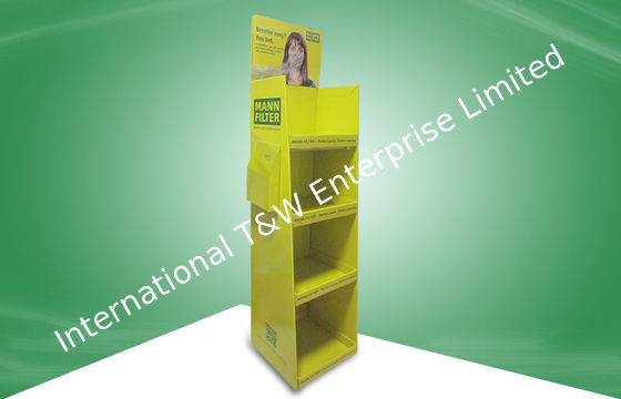 Ein guter Preis. Der Hochleistungsboden, der Positions-Pappanzeigen mit Flieger/Broschüre steht, steckt ein Online