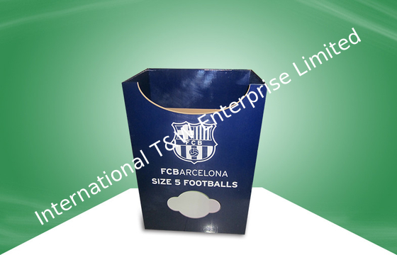 Ein guter Preis. Blauer Plüsch spielt/Fußball-Pappvoorratsbehälter doppel-wandiger EB Flöte Online