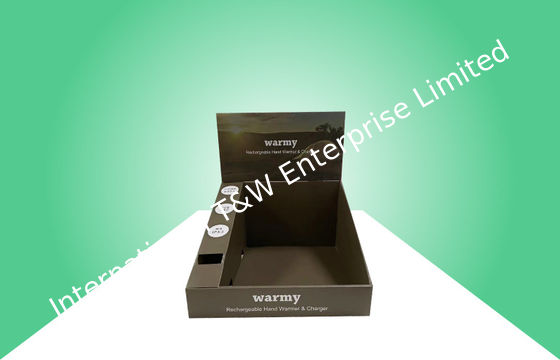 Ein guter Preis. Biologisch abbaubare Pappgegenanzeigen-Matte Finish For Promoting Warmy-Ladegerät Online