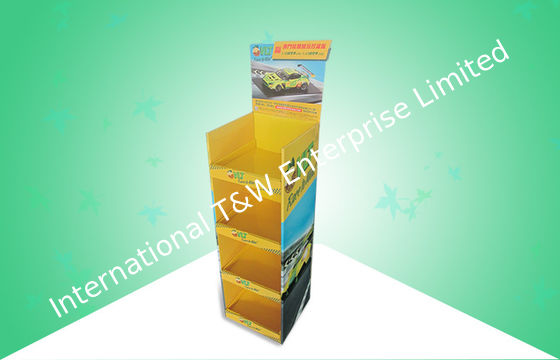 Ein guter Preis. Starke Regal Positions-Pappanzeigen des Stall-4, Knallpräsentationsständer Online