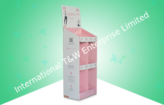 Ein guter Preis. Soem-ODM-Rosa-Verkaufsstellen-Pappausstellungsstände mit Hochleistungsentwurf Online