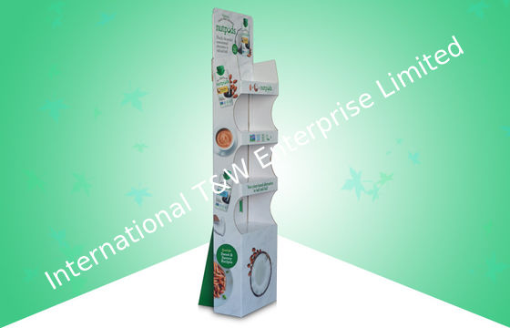 Ein guter Preis. Einfache aufgebaute gewölbte Boden-Anzeigen, die Nahrungsmittel mit glatter pp.-Laminierung fördern Online