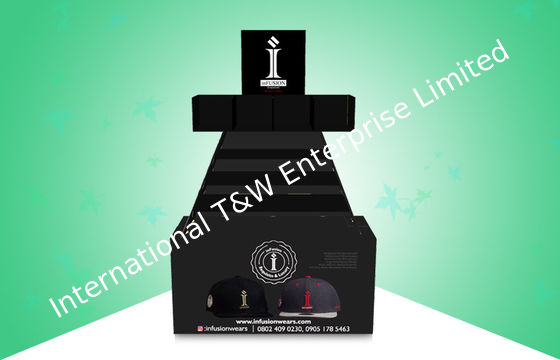 Ein guter Preis. Vier Regal Positions-Pappausstellungsstände für Kappen mit CMYK-Drucken Online