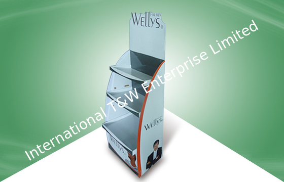 Ein guter Preis. Portable-verstellbares Regal-Knall-Pappanzeige für Schönheitspflege-Produkte Online