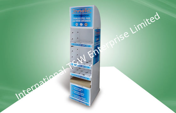 Ein guter Preis. Gewohnheits-verstellbares Regal-Pappausstellungsstände für Vakuumschalen, Drucken 4C Online