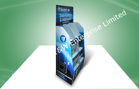 Ein guter Preis. Drei Regal-Knall-Pappanzeige, gewölbte Boden-Anzeigen für Türklingel Online