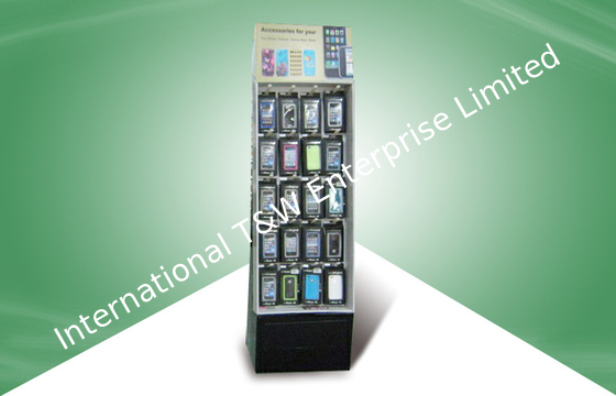 Ein guter Preis. Geschäfts-Pappprodukt-Boden-Ausstellungsstände mit Haken für Ipone/Ipad Online