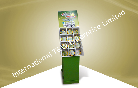 Ein guter Preis. Grüne Knall-Pappanzeige, Pappfach-Anzeigen für Househeld-Erfrischungsmittel Online