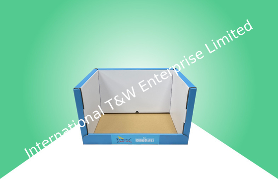 Karton-Detail-Display PDQ-Display-Schrank mit angepassten Musterfarben und In-House-Produktionsprozess