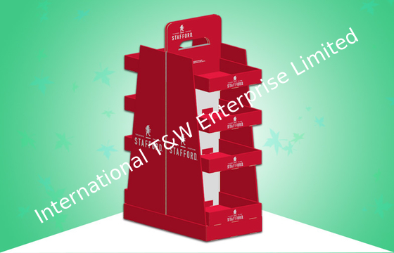 Ein guter Preis. Regal Hochleistungsder papppositions-Anzeigen-doppeltes Gesichts-Show-vier für Adverstizing Online