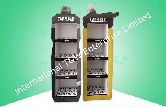 Ein guter Preis. Flasche - Regal-einfache Versammlungs-Struktur Form-freies stehendes Display-Units Pappe4 Online