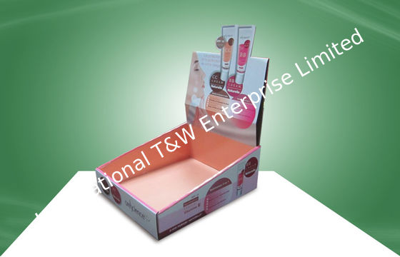 Ein guter Preis. Berufscountertop-Pappausstellungsstand mit glatter pp.-Laminierung Online