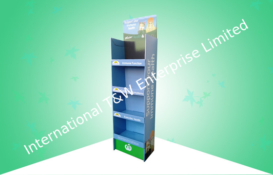 Ein guter Preis. Medizin-Papppositions-Ausstellungsstand-starker Entwurfs-glattes Ende mit 4 Regalen Online