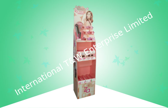 Ein guter Preis. Auge, welches 3 die Regal Positions-Pappanzeigen-Mischung zusammen anzeigt verschiedene Kosmetik fängt Online