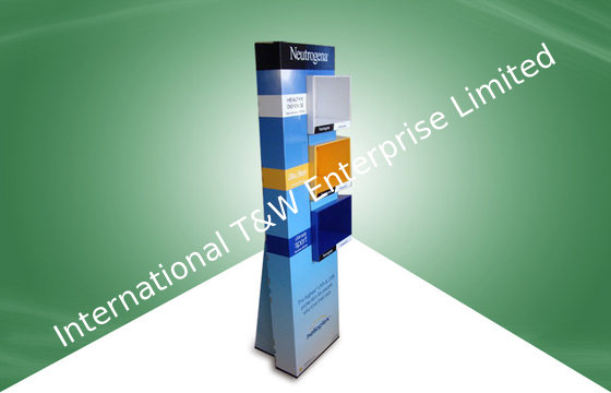 Ein guter Preis. Augen-anziehender Verkaufsstelle-Knall-Pappausstellungsstand für Neutrogena-Kosmetik Online