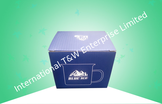Ein guter Preis. Becher-Papierverpackenkästen druckten gewölbtes mit Matt-Laminierungs-Oberfläche Online