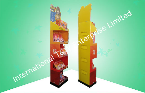 Ein guter Preis. Starke 5 Regal-Pappausstellungsstand-einzigartige Struktur für den Verkauf von Medizin Online