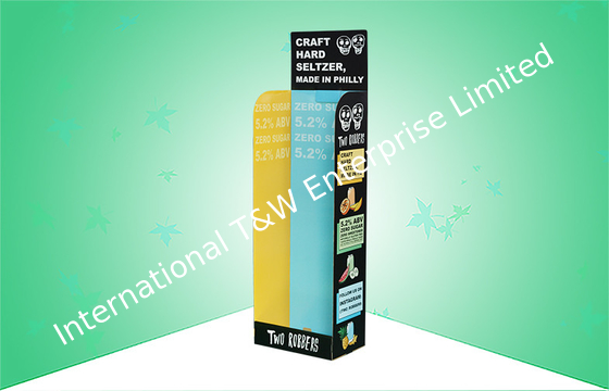 Ein guter Preis. Bier-/Getränk-Positions-Pappausstellungsstand-hochfestes einfaches Zusammenbauen Online