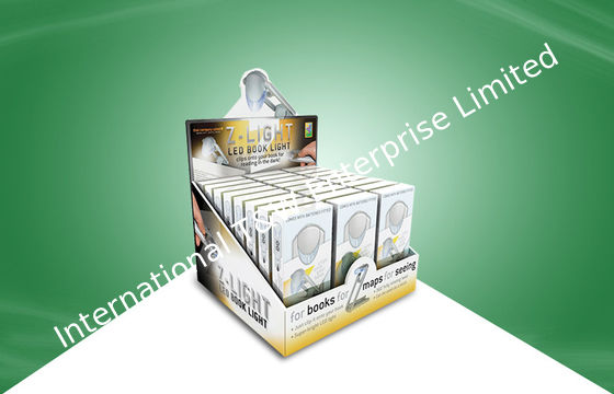 Ein guter Preis. Buch-helle schwarze Pappecountertop-Anzeigen mit Teiler recyclebarem Soem-ODM Online