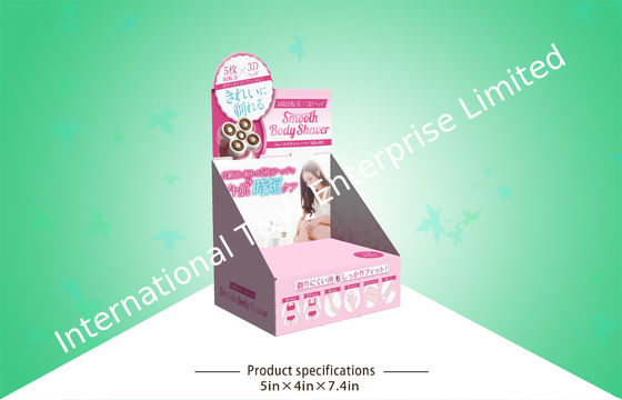 Ein guter Preis. Countertop-Schaukarton SGS Rasierapparat 350GSM Artpaper einfache Versammlung Online