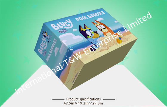 Ein guter Preis. Halbe Palette 350gsm CCNB runzelte Verpackenkästen SGS für Spielwaren Online