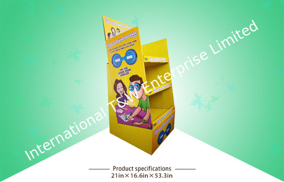 Ein guter Preis. Kundenspezifische 3 Regal-Pappkindergläser Ausstellungsstände zu Arrrange-Erfüllung in China-Fabrik Online