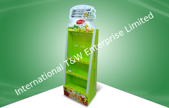 Ein guter Preis. Soem-ODM-Grün-Pappausstellungsstände, Customed-Anzeigen-Haken für Einzelhandel Online