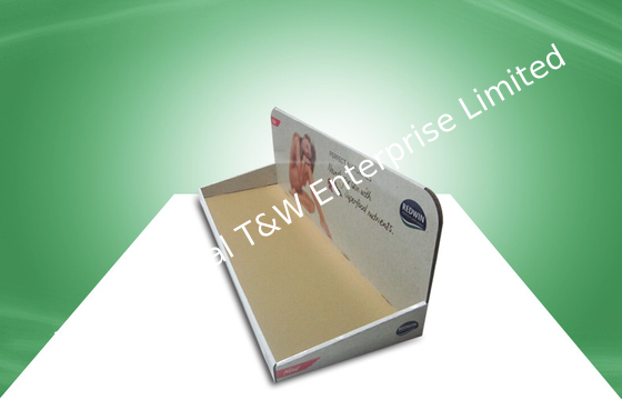 Sehenswertes Karton-PDQ-Trays, die Hautpflegeprodukte mit einfach zu montierendem Design fördern