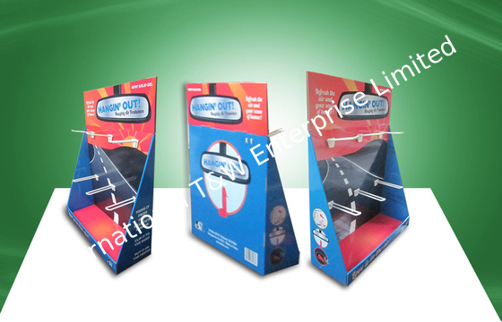 Ein guter Preis. Kundenspezifische Pappecomodity fördernde countertop-Anzeige mit dem Plastikhaken, der spezielles Erfrischungsmittel hängt Online