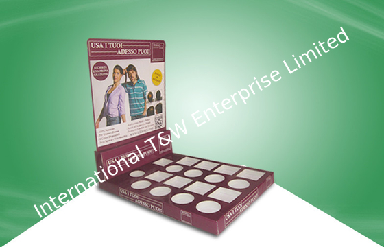 Ein guter Preis. Recyclebare POP-Pappeinzelhandels-Zähler-Anzeigen-Gestell-UVbeschichtung Online