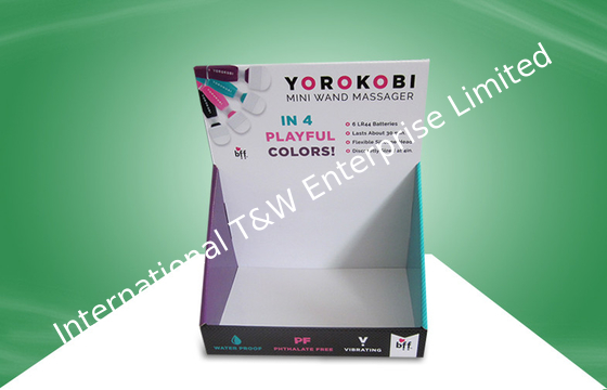 Ein guter Preis. Faltbare UVbeschichtung des recyclebaren Pappecountertop-Präsentationsständers Online